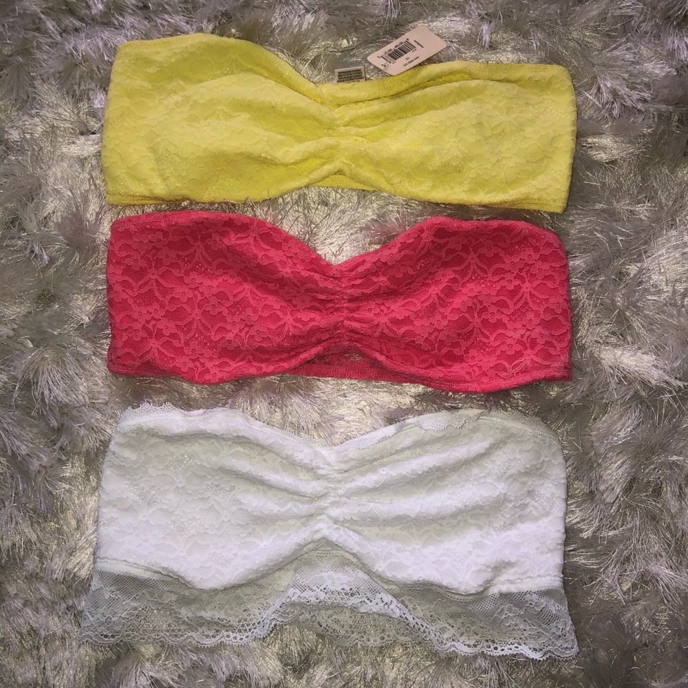Aerie Lace Bandeaus (Set of 3)